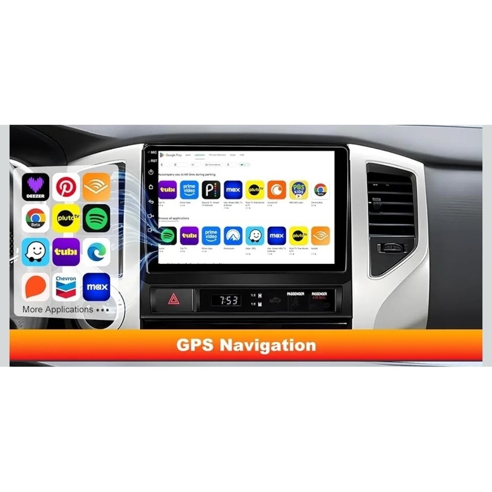 Carplay Car Radio Stereo GPS Navi 9 Inch Head Unit For Toyota Tacoma 2005-2011 - Picture 4 of 7